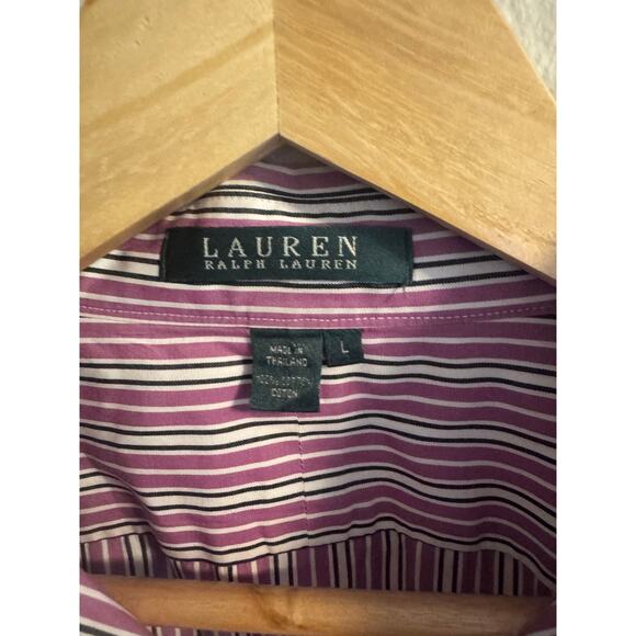 Ralph Lauren pin stripe button up - Picture 2 of 5